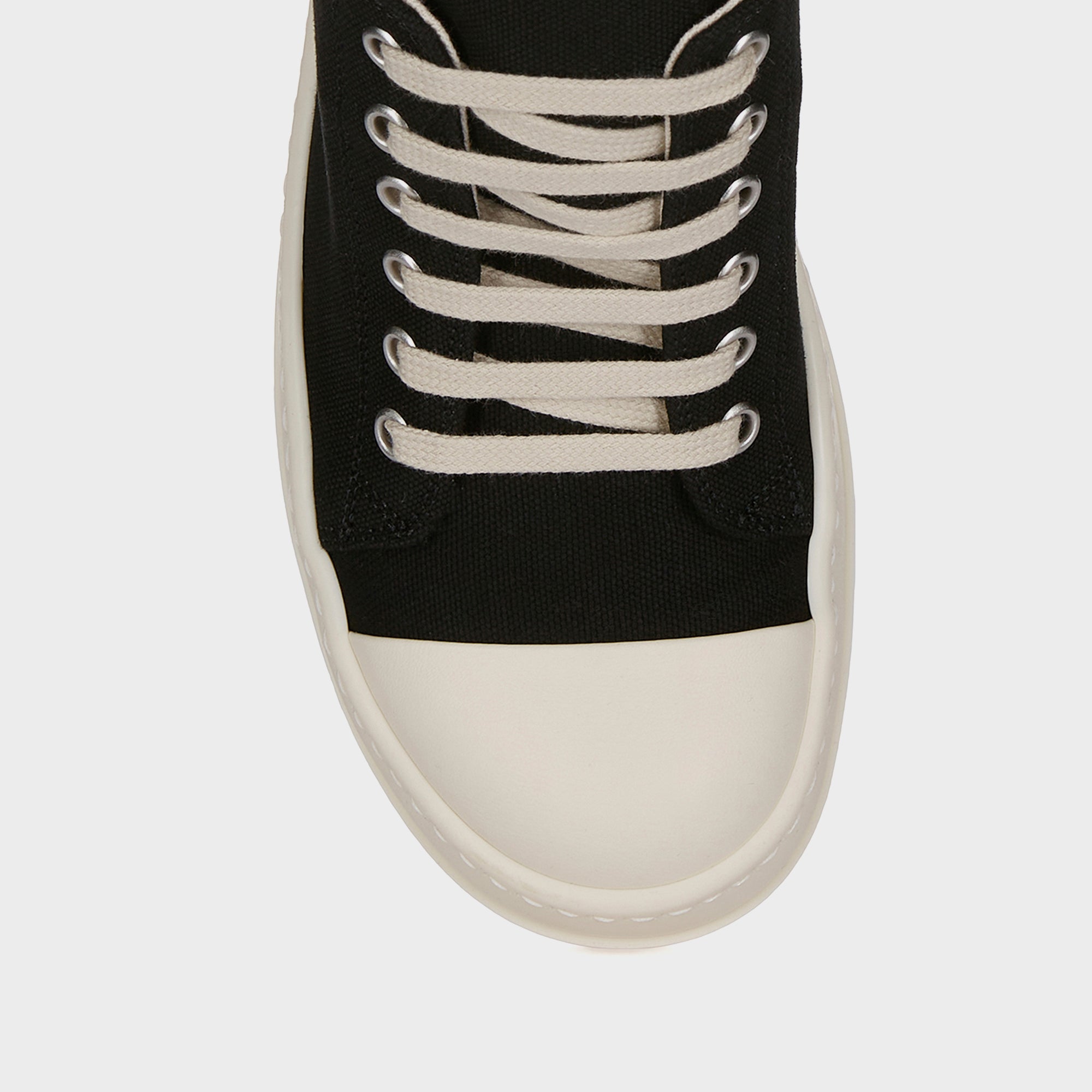 Rick Owens WMNS Low Sneaks Scarpe - Black / Milk