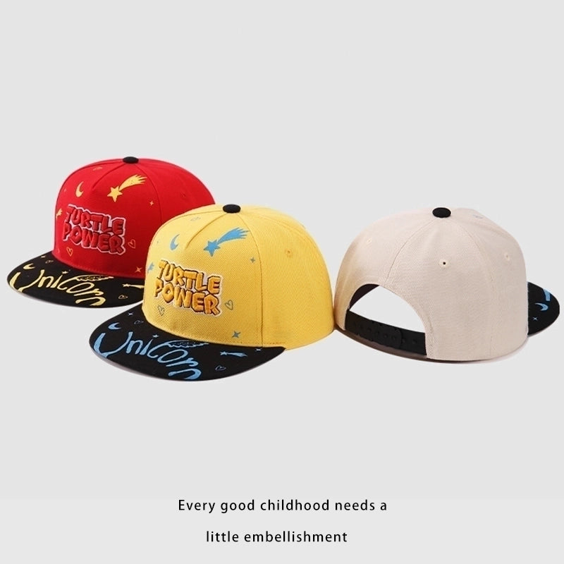 Children Unisex Hip-Hop Sports Letter Ivy Cap Baseball Cap