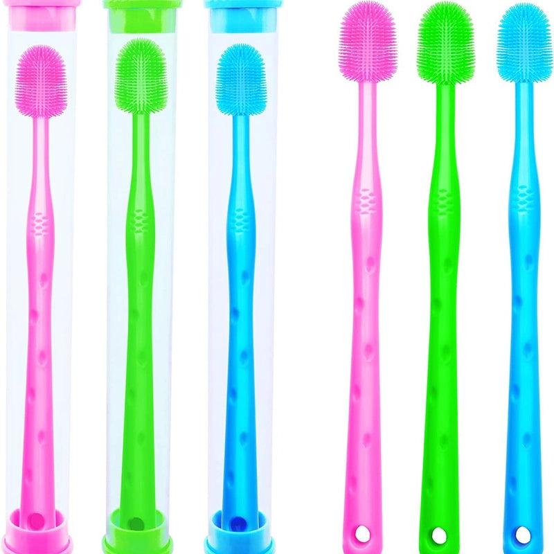 Cat Toothbrush Toothpaste Set Dog Brush Pet Toothbrush Teeth Small Dog Pet Silicone Toothbrush Tooth Cleaning Supplies