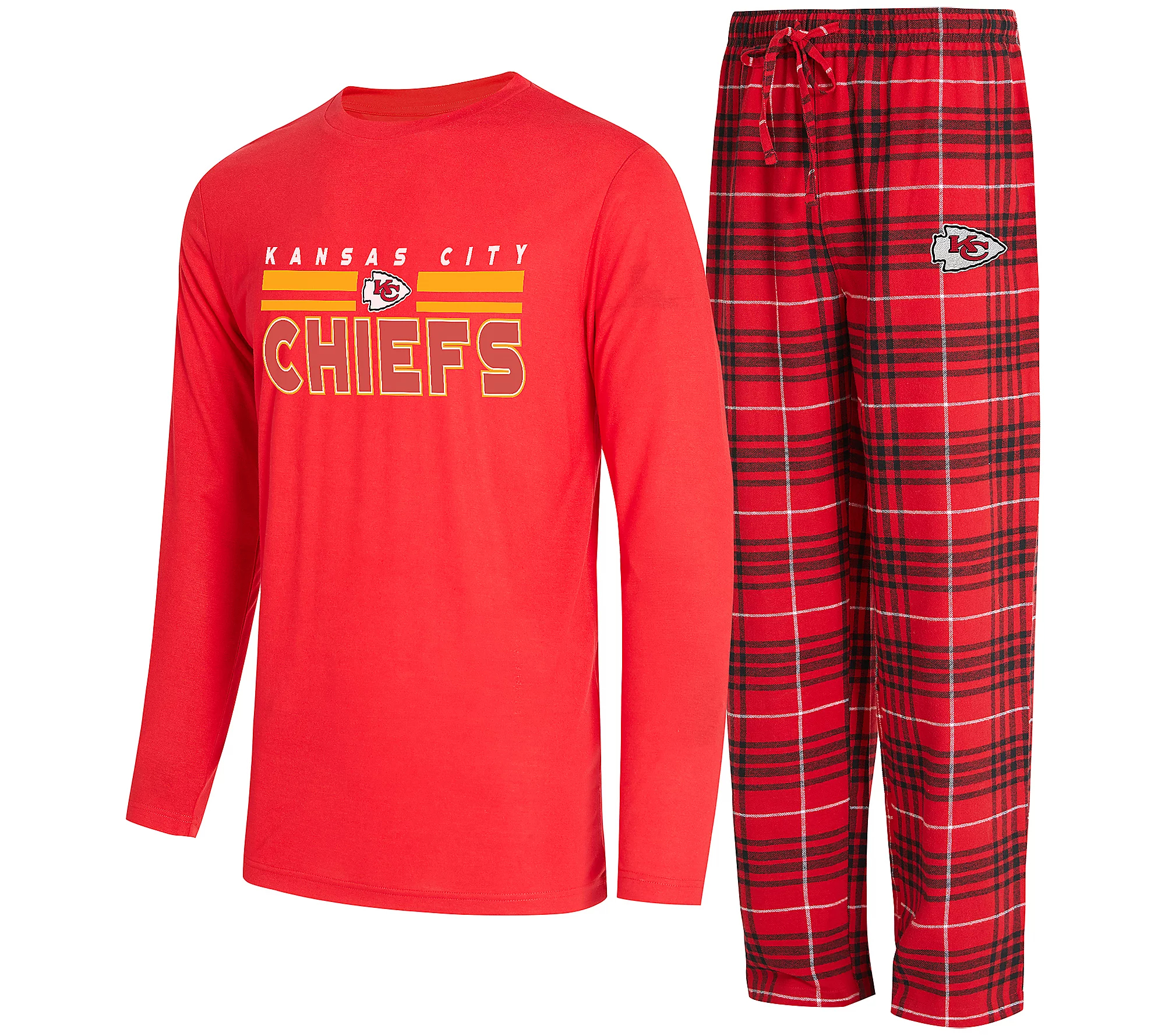 Black Friday Limited Offer🖤🎁Buy 2 Get 2 Free🏈NFL Long Sleeve Tee & Flannel Pajama Set