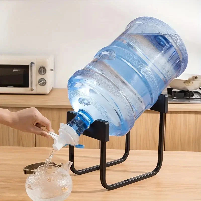 WATER BOTTLE METAL STAND WITH TAP