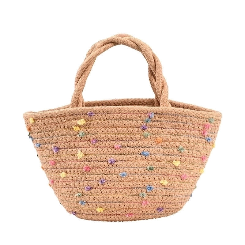 Women's Small Summer Straw Vacation Straw Bag