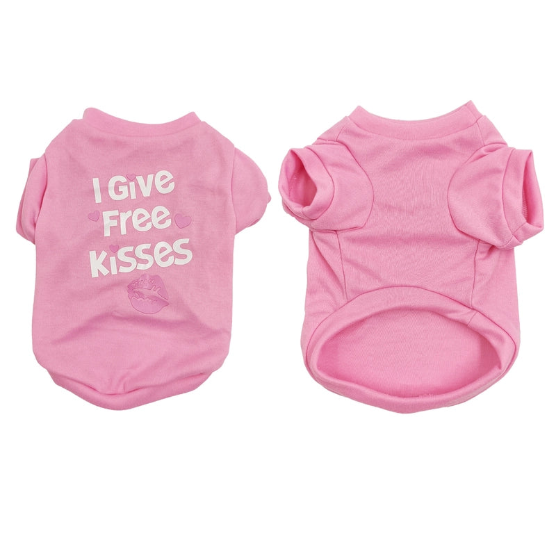 Pet Supplies Pet Clothes Dog Clothing Spring-summer New Type Pet Dog Clothes Vest T-shirt