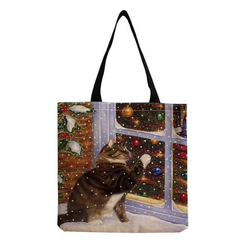 Women's Cute Cat Shopping Bags