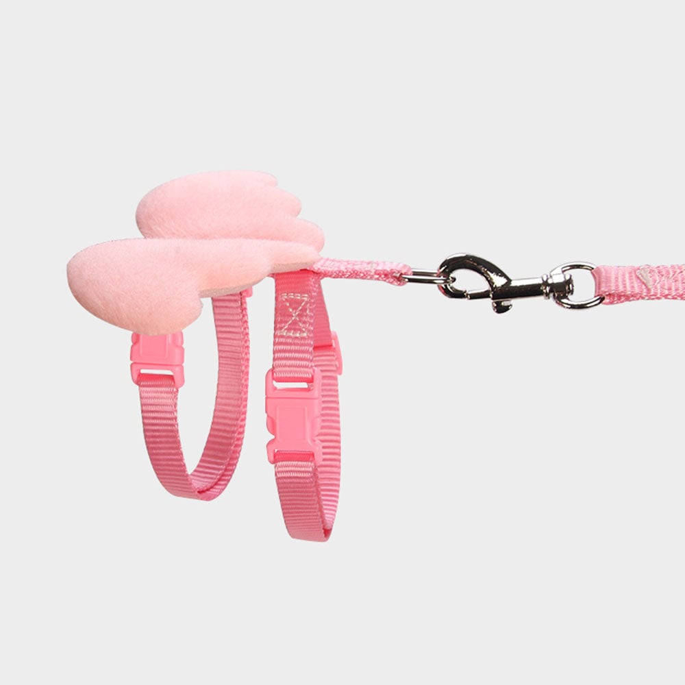 Angel Wing Dog Harness With Leash