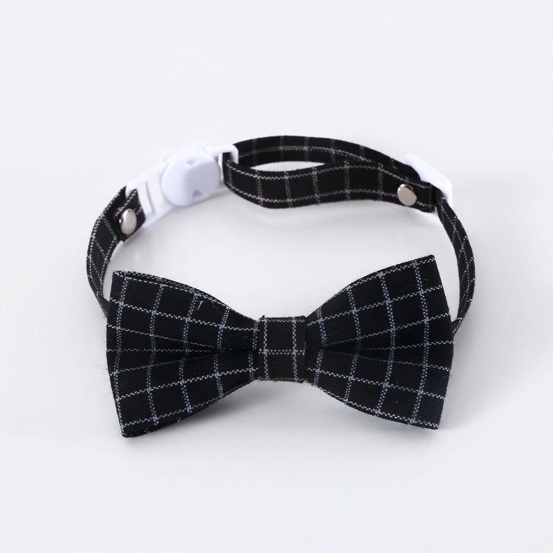 Pet  Bow Tie Tie Adjustable Cat Dog Collar Collar Bell Accessories