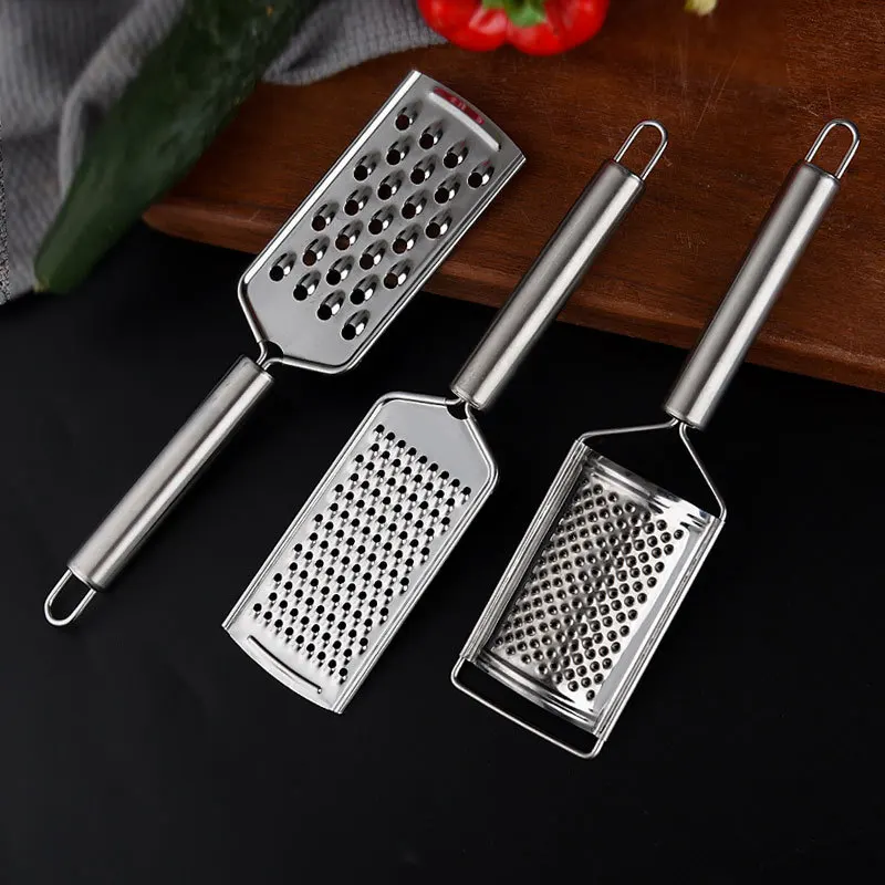 DD1733  Multi-purpose Stainless Steel Grinder Garlic Plane Sharp Vegetable Fruit Tool Kitchen Accessories Lemon Cheese Grater