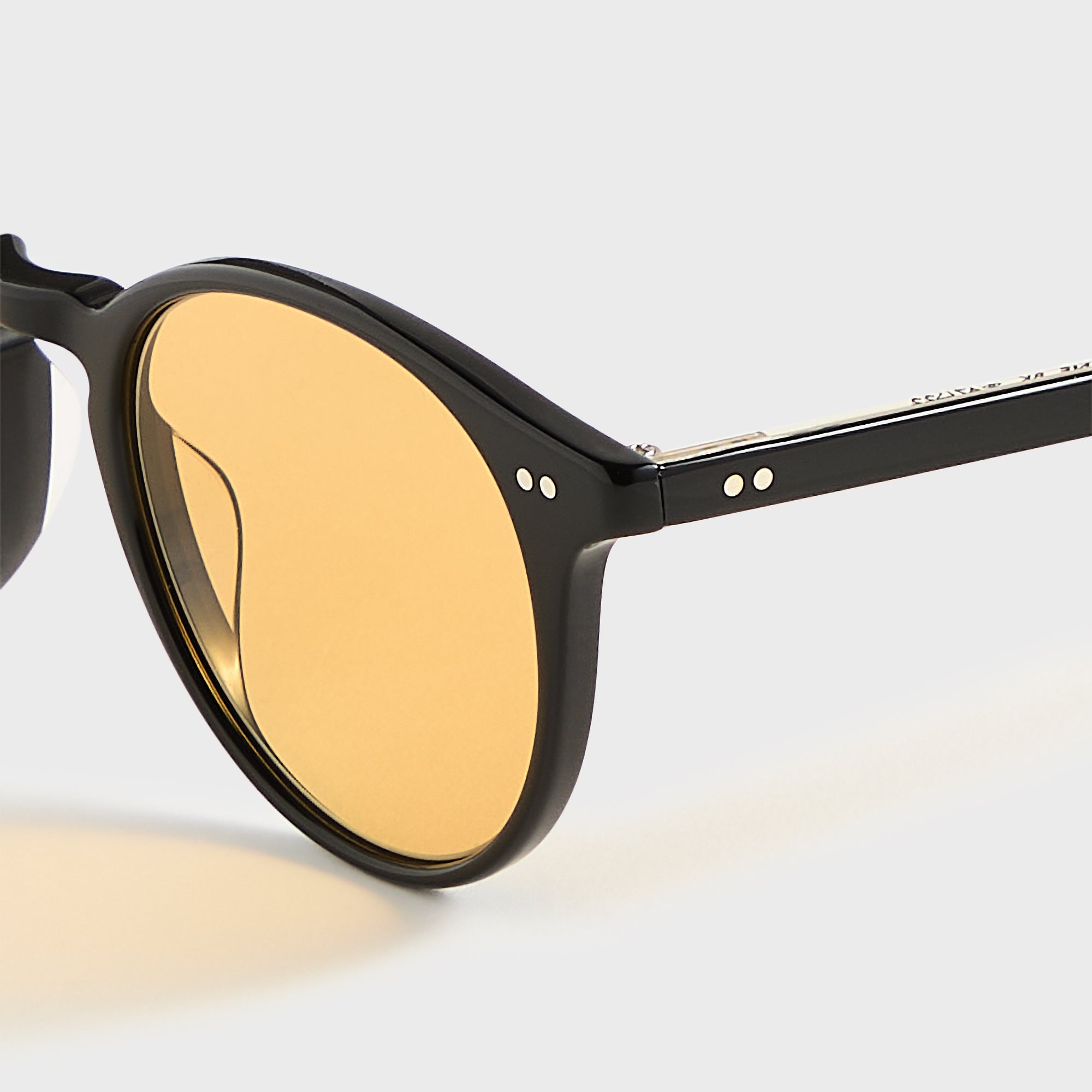 Garrett Leight Clune Sunglasses - Black / Semi Flat Pure Maple