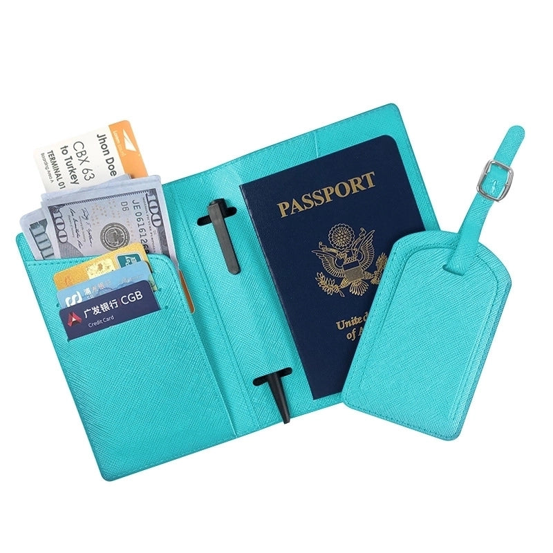Unisex Solid Color Pu Leather Open Card Holders