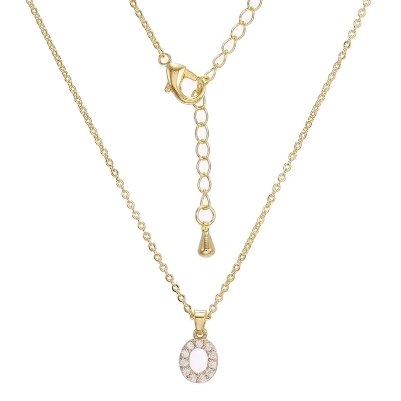 Brass Cable Chain Letter Necklace