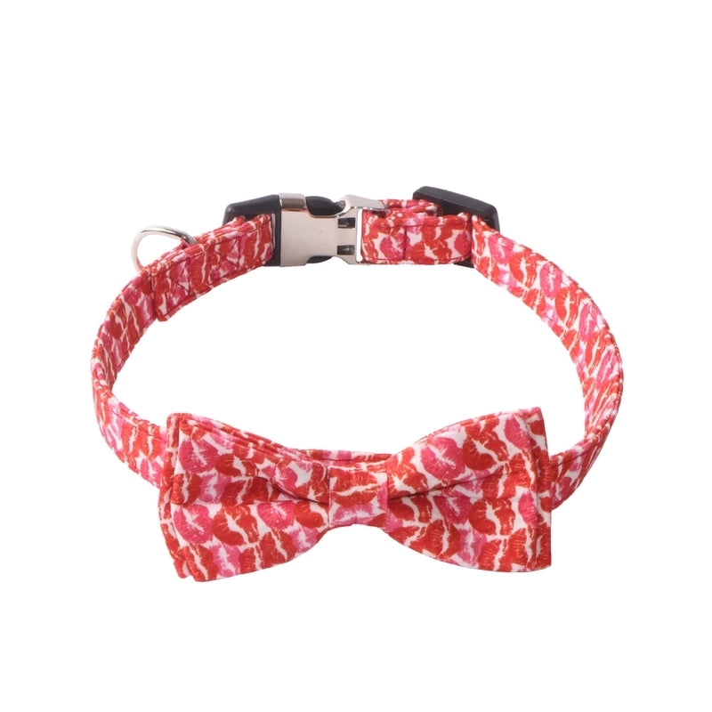 Minimalist Cloth Color Block Pet Collar