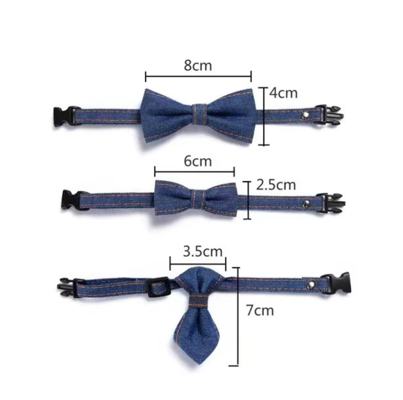 Stunning Denim Series Adjustable Pet Collars