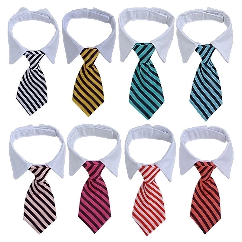 British Style Polyester Cotton Stripe Pet Accessories 1 Piece