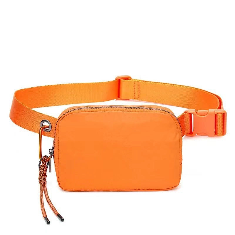 Women's Elegant Streetwear Solid Color Nylon Waist Bags