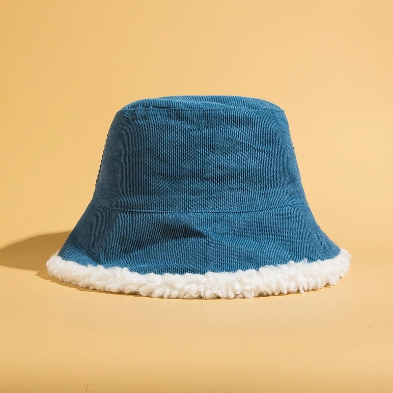 Unisex Minimalist Solid Color Eaveless Bucket Hat