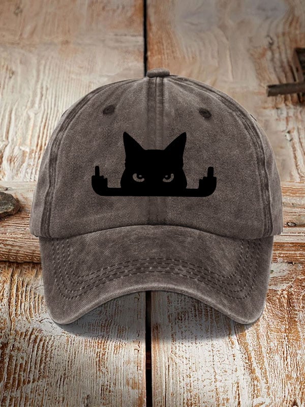 Black Cat Sun Hat