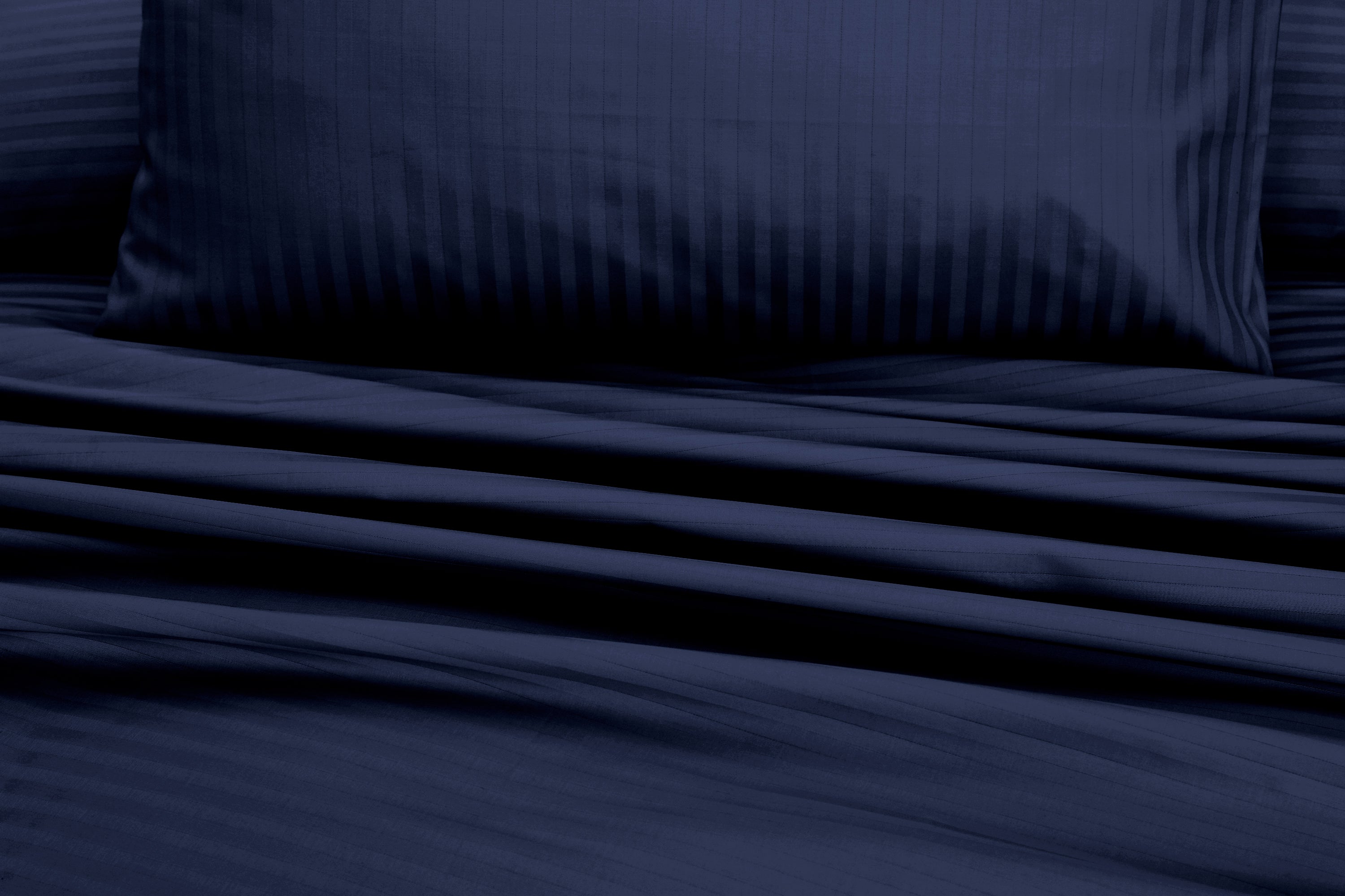Blue Stripe-Bed Sheet Set