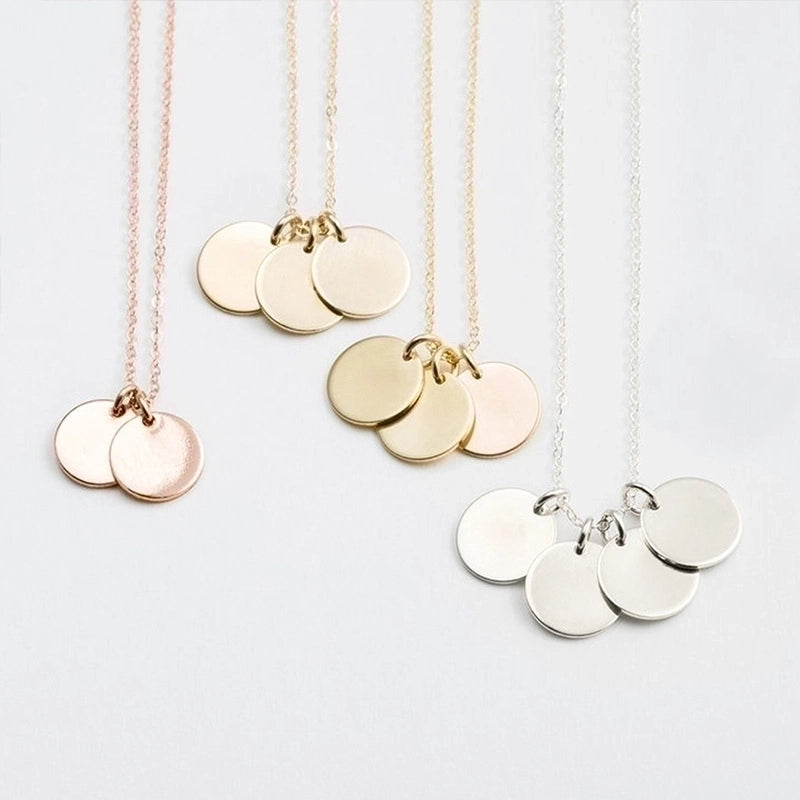 Stainless Steel 14K Gold Plated Fashion Plating Geometric Necklace
