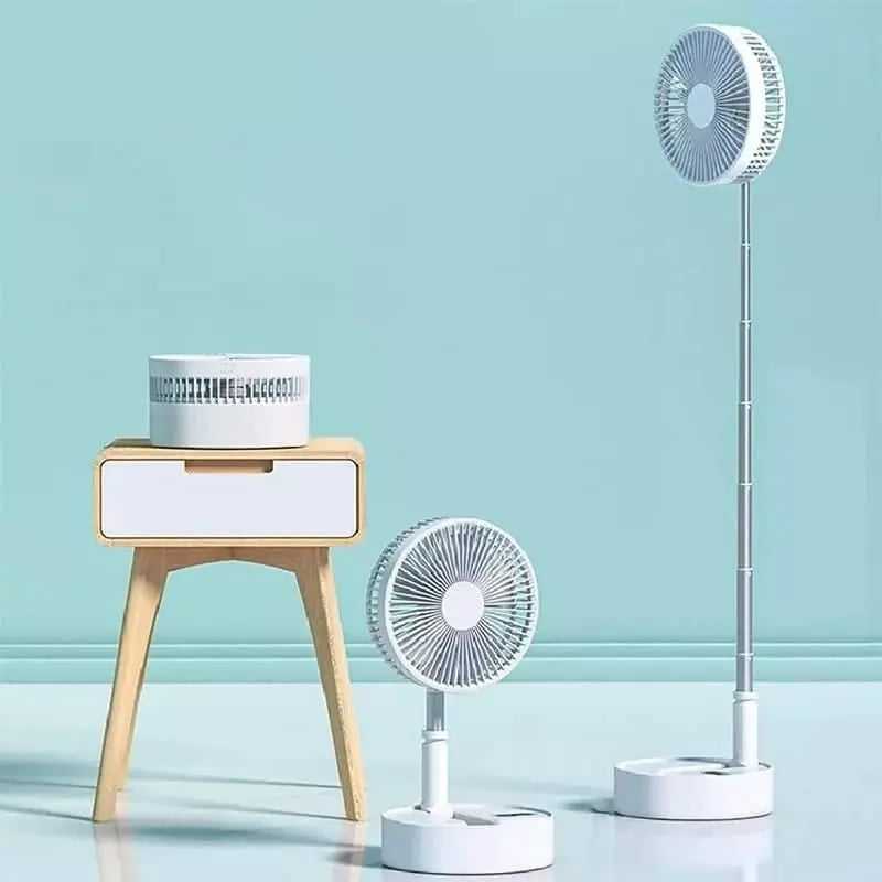 🌀🌀Rechargeable Usb Folding Fan 3 Blade Table Fan