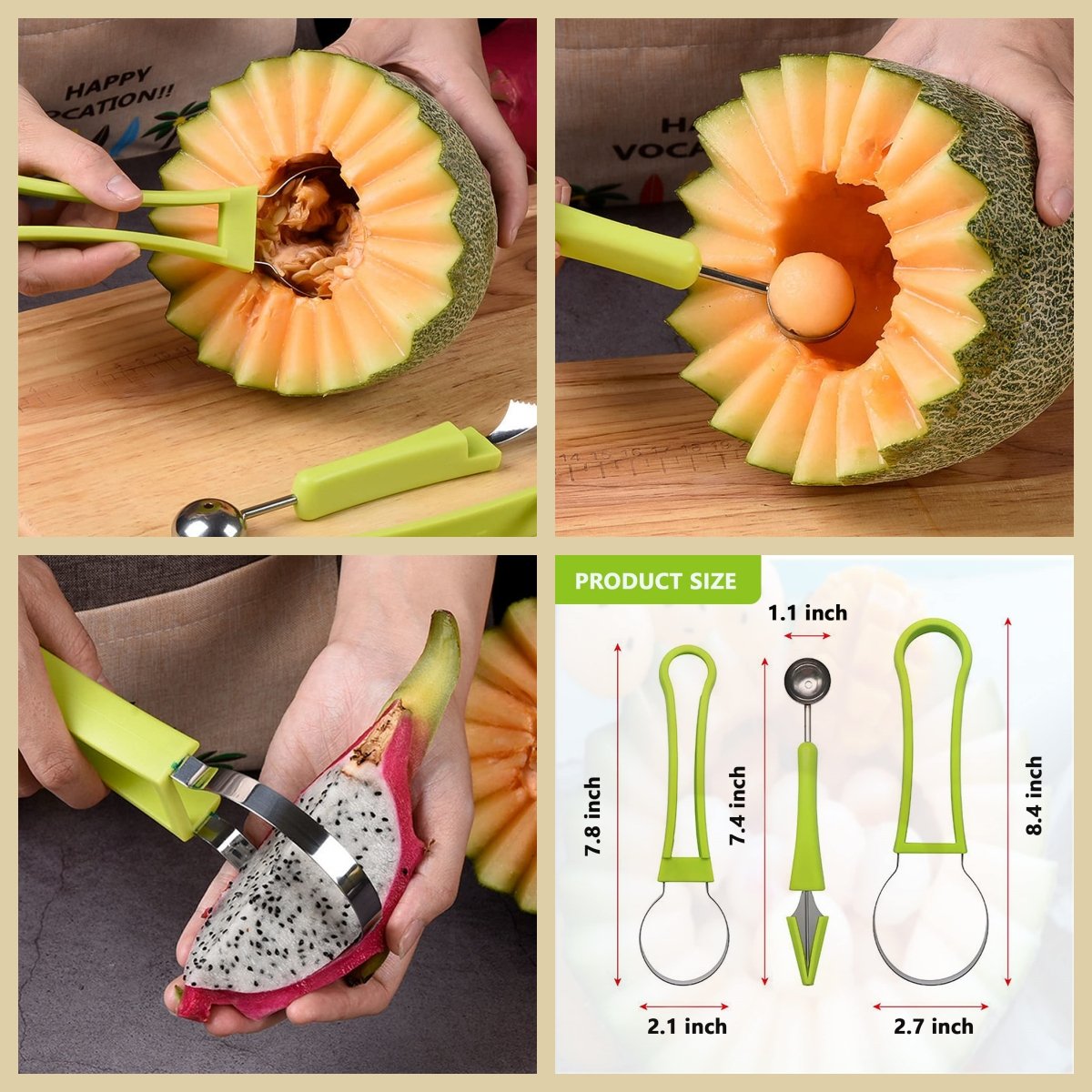 Melon Baller Scoop Set