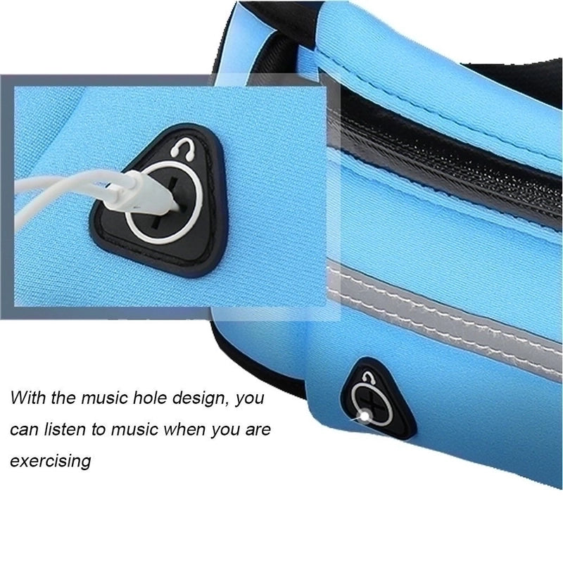 Fashion Solid Color Printing Square Zipper Fanny Pack