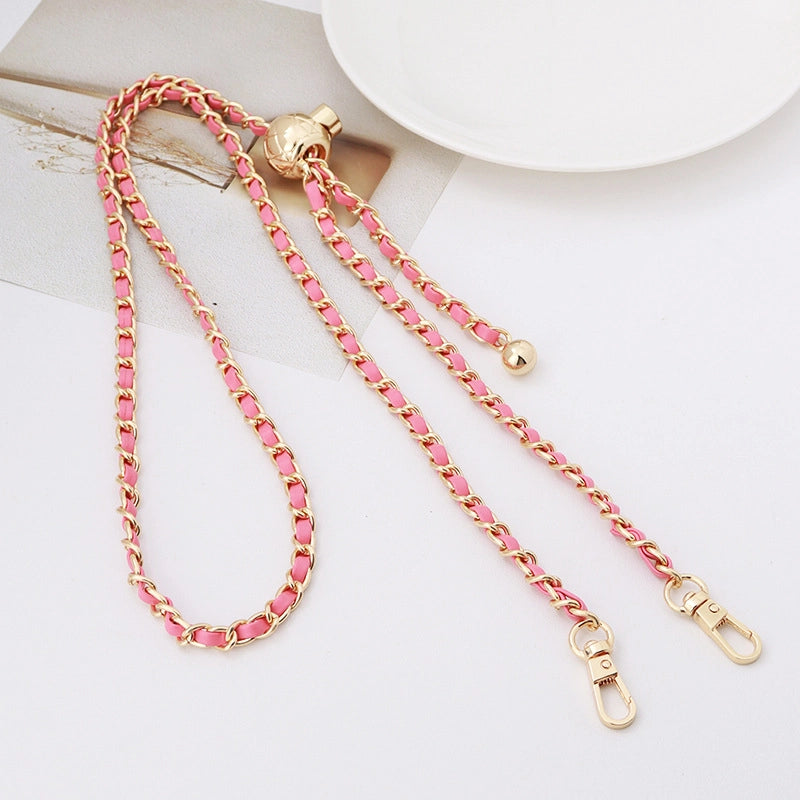Alloy Solid Color Bag Chain Bag Straps