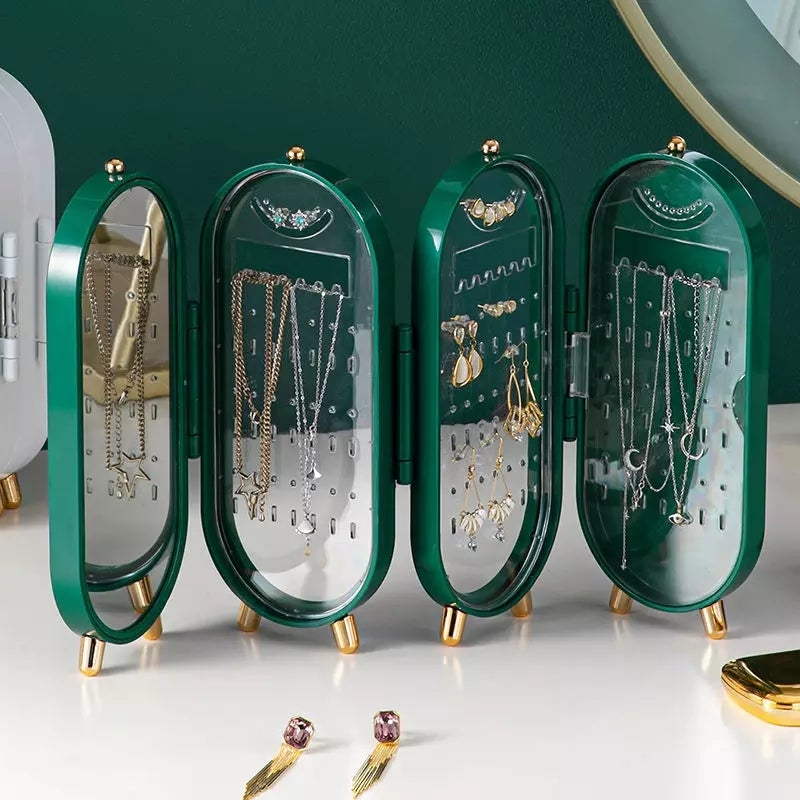 Foldable Jewellery Organizer with Mirror
