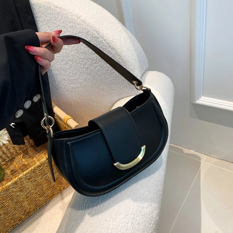 Women's All Seasons Pu Leather Solid Color Streetwear Square Zipper Handbag