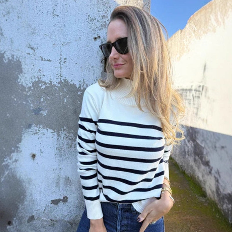 💥Hot Sale🔥Women's Striped Knit Sweater