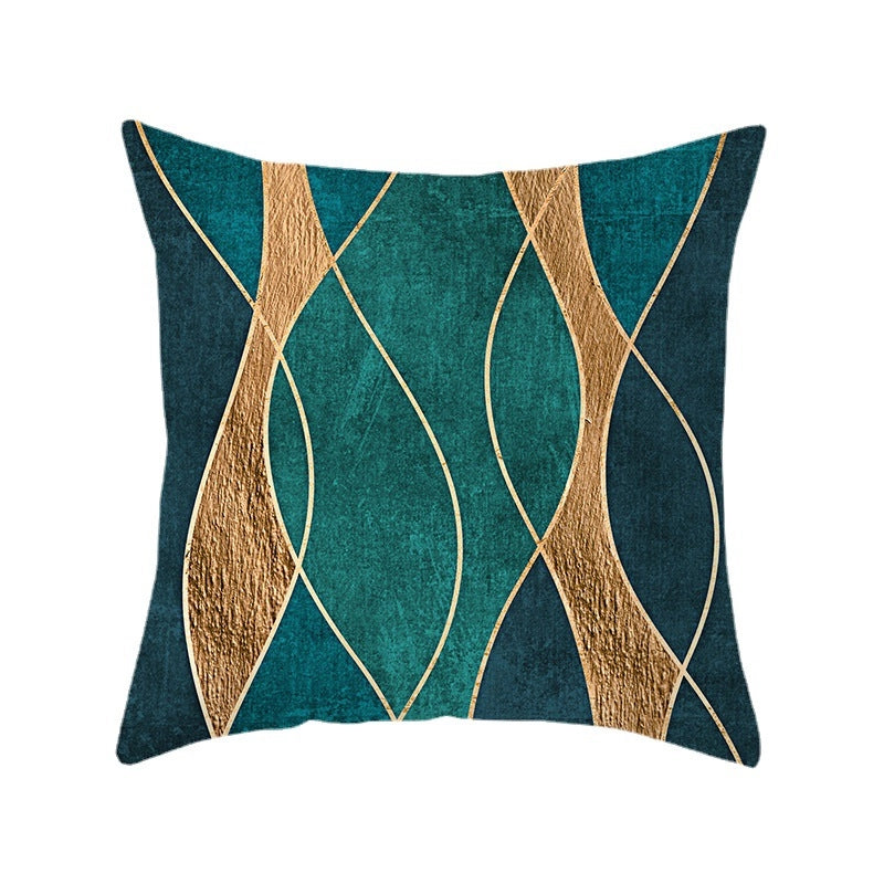 Minimalist Letter Polyester Pillow Cases Couch & Sofa Decor