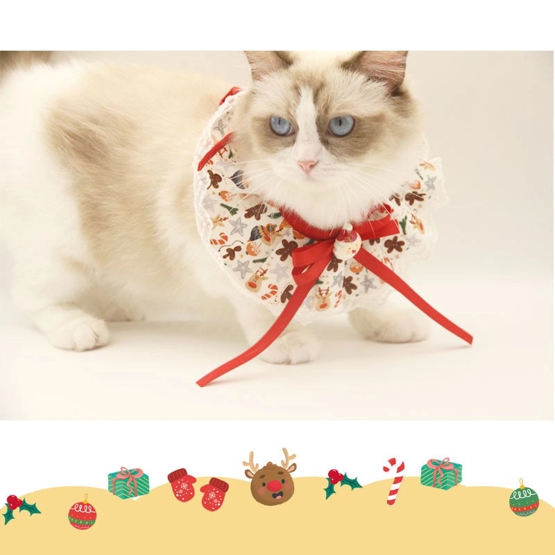 Cute Christmas Santa Claus Snowman Pet Accessories