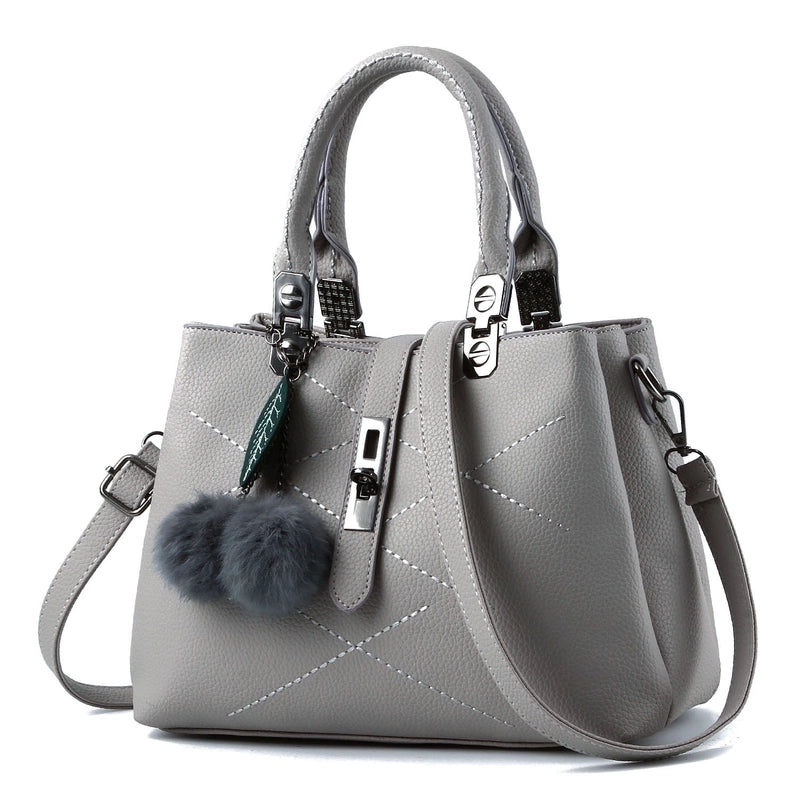 Women's Medium Pu Leather Solid Color Vacation Streetwear Square Zipper Shoulder Bag Handbag Crossbody Bag