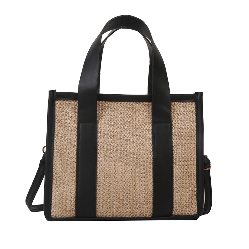 Women's All Seasons Straw Vacation Handbag