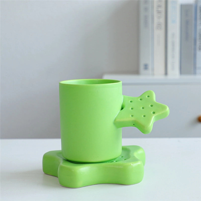 Casual Vacation Solid Color Porcelain Water Bottles 1 Set