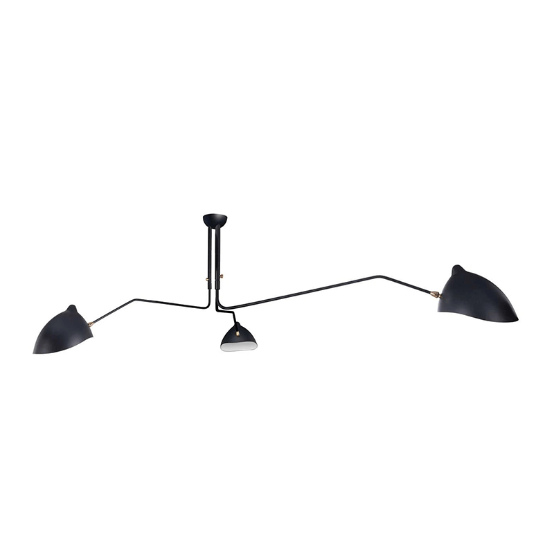 Hagar Black Une | Mid-Century Chandelier