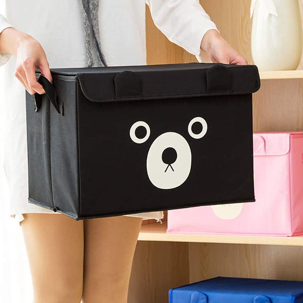 Foldable Panda Storage Box. Cute Panda Cartoon Storage Box