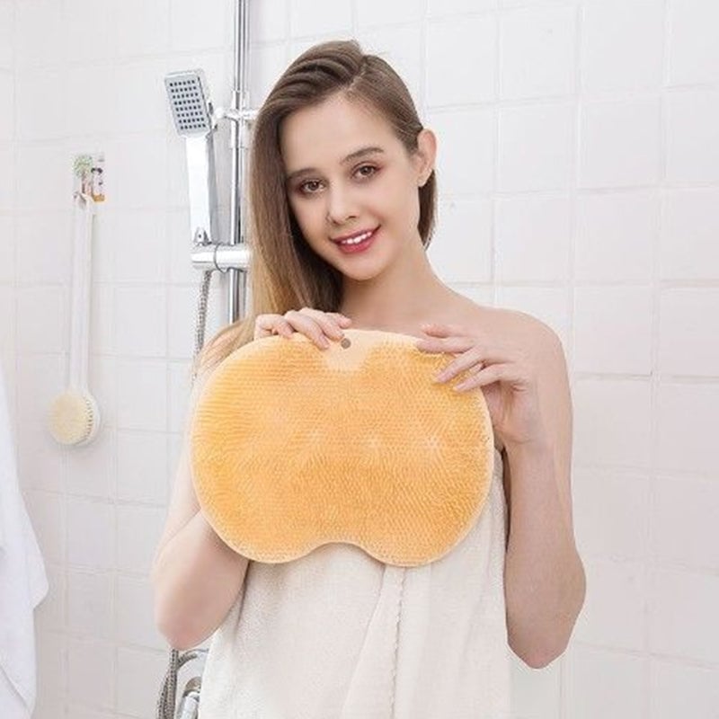 😍LAST DAY 50% OFF - Shower Foot & Back Scrubber. Massage Pad