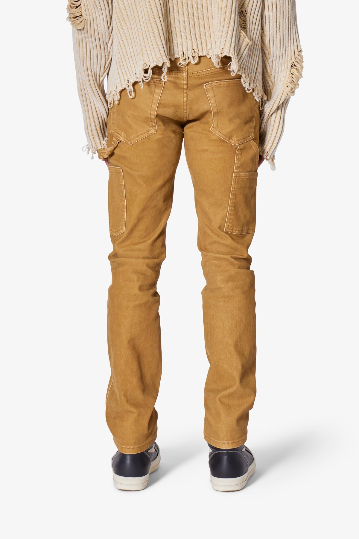 D700 Flocked Railroad Denim - Brown