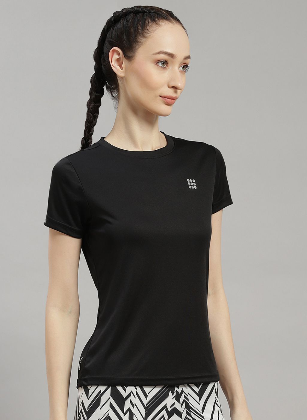 Women Black Solid Top