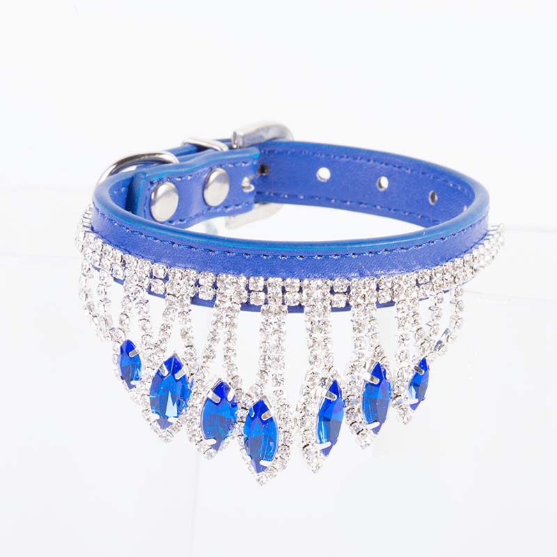 Rhinestone Necklace Dog Cat Collar