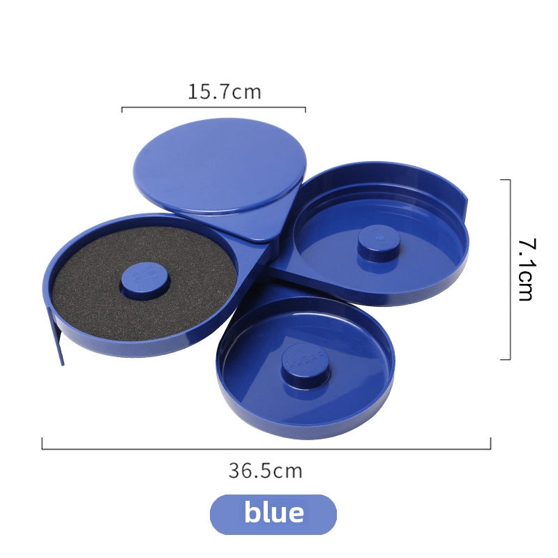 Bartender Seasoning Box Three-Layer Plastic Salt Side Box Bar Seasoning Box Sugar Side Box Margarita Cocktail Box