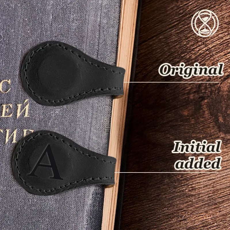 🔥Christmas Special Promotion 49% OFF -🎅 TimelessMark–Personalized Magnetic Leather Bookmark💥Buy 2 Get Free Shipping💥