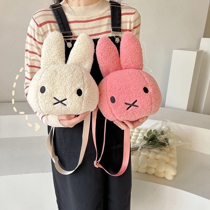 Unisex All Seasons Plush Cute Shoulder Bag