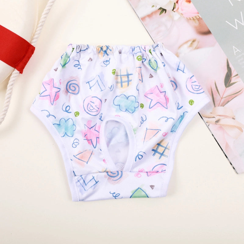 Source Pet Pants Pet Clothing Dog Pants Puppy Printed Cute Pants