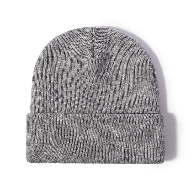 Unisex Minimalist Solid Color Eaveless Wool Cap