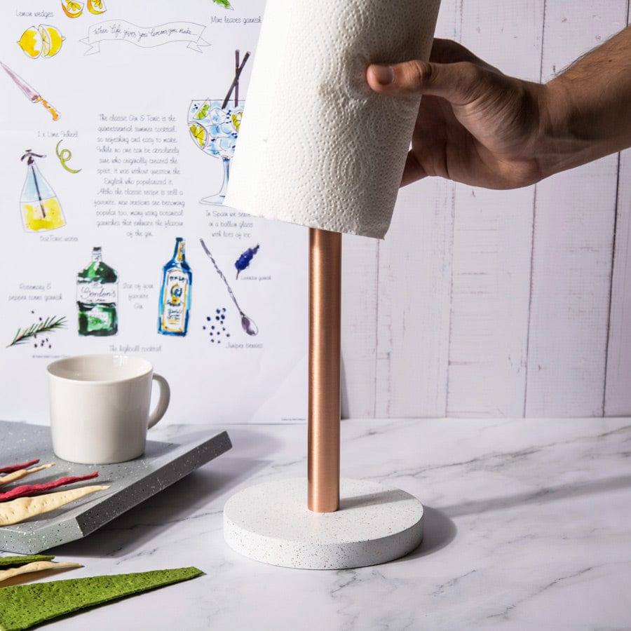 Fuse Paper Towel Holder - Speckled White