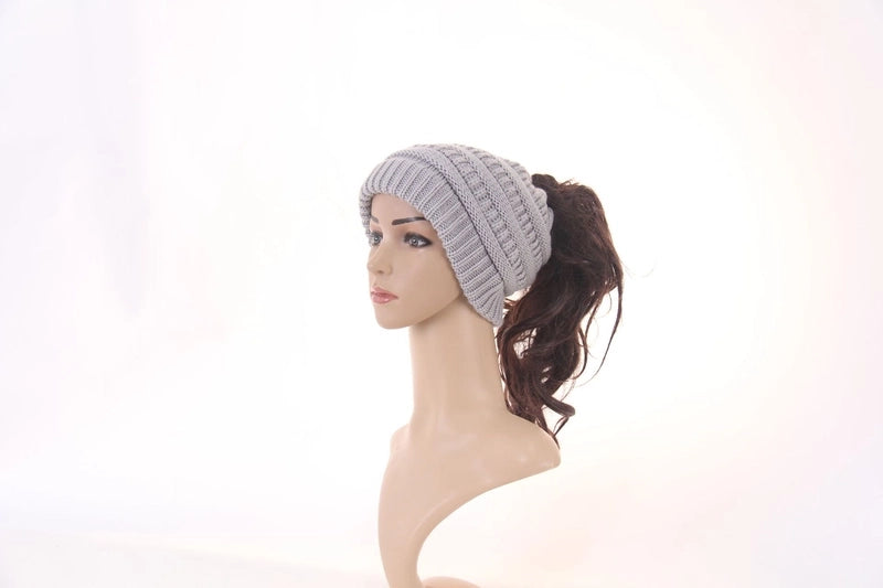 Unisex Casual Minimalist Solid Color Eaveless Wool Cap