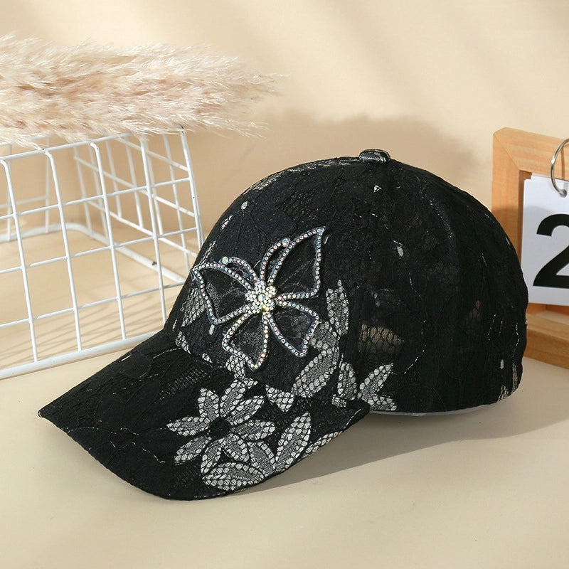 Women's Minimalist Classic Style Color Block Curved Eaves Baseball Cap