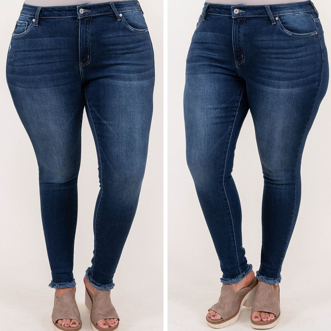 Go Go Go Honey Jeans. Dark Wash