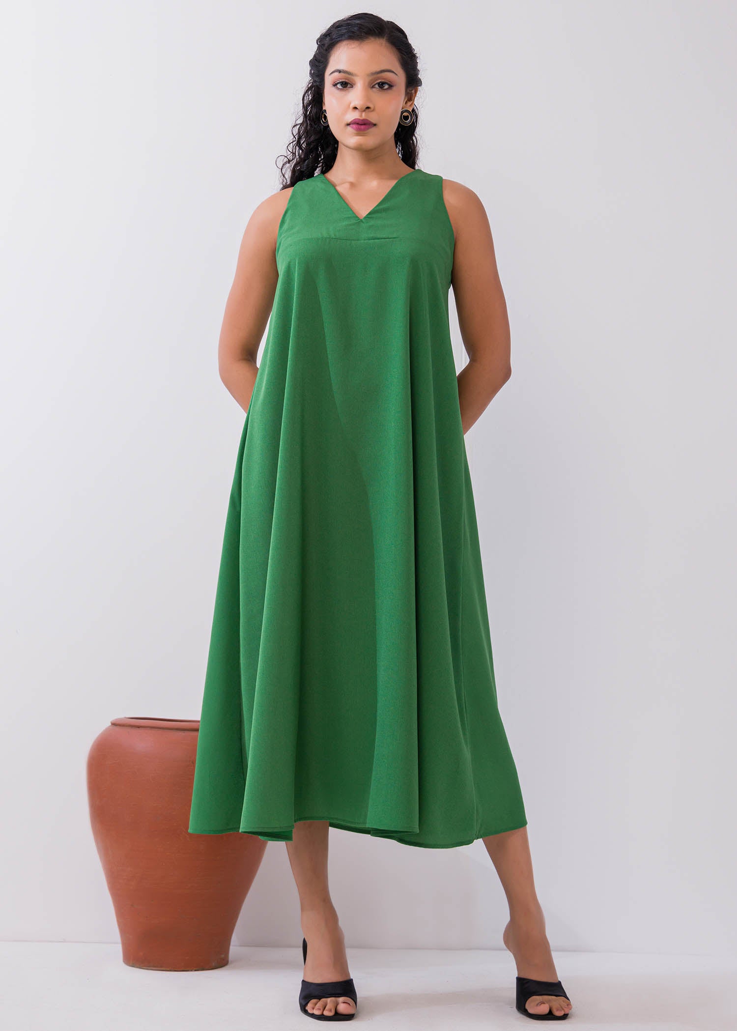 Sleeveless Tent Dress